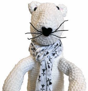 Helphine l'Hermine en laine